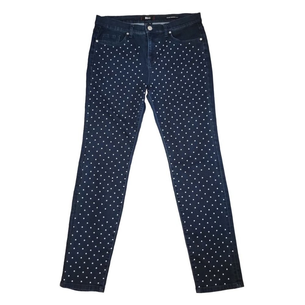 BDG Urban Outfitters High Rise Cigarette Pearl Accent Skinny Ankle Jeans, 32